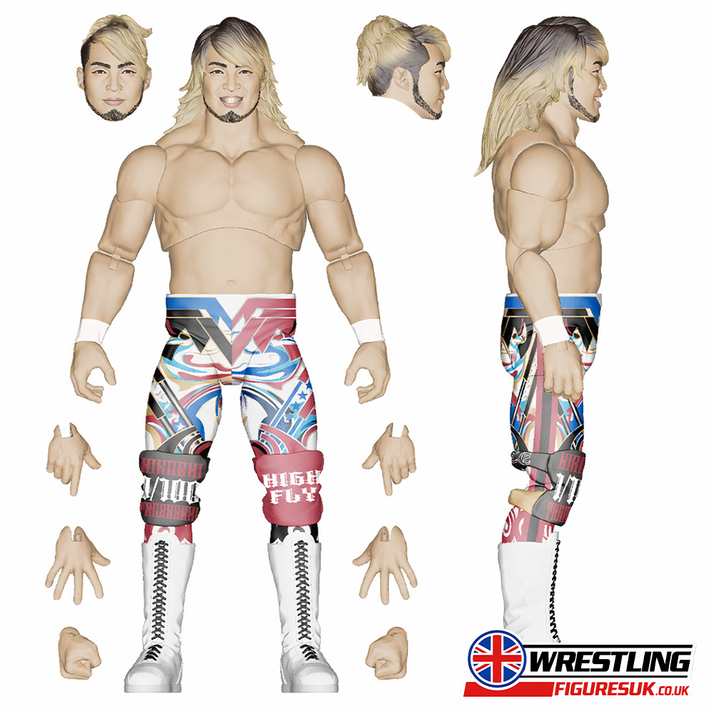 Hiroshi Tanahashi Forever Ace AEW x NJPW Ringside Exclusive wrestling action figure