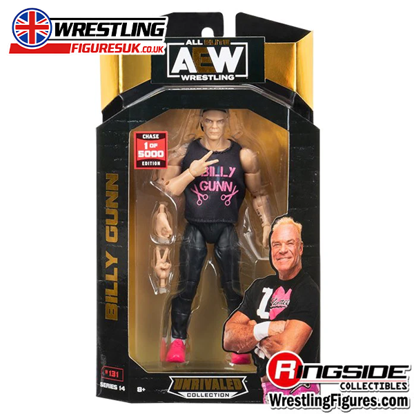 Billy Gunn Chase Edition AEW Unrivaled Series 14 #131 wrestling action figure