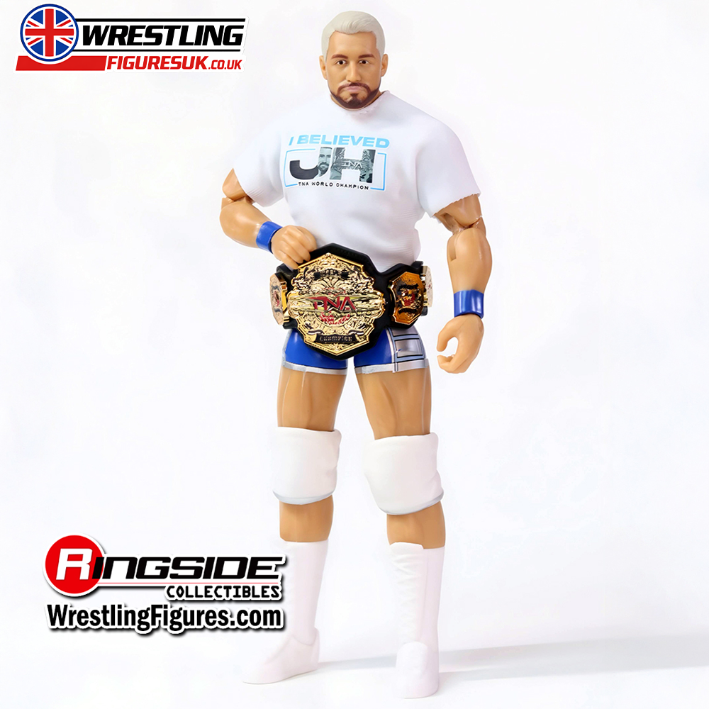 Joe Hendry TNA Championship Edition belt around waist RSC Unsanctioned TNA exclusive wrestling figure 4