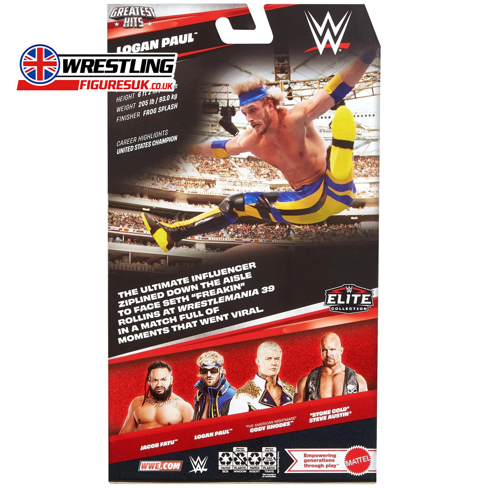 Logan Paul WWE Elite Greatest Hits 9 wrestling action figure 2