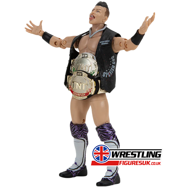Sammy Guevara TNT Champion Ringside Exclusive AEW Unrivaled wrestling action figure 3