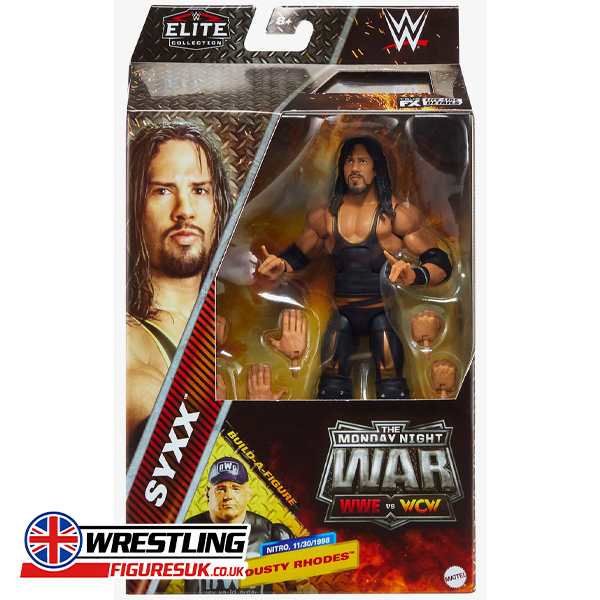 Syxx WWE Monday Night War Elite Series 5 wrestling action figure no BAF