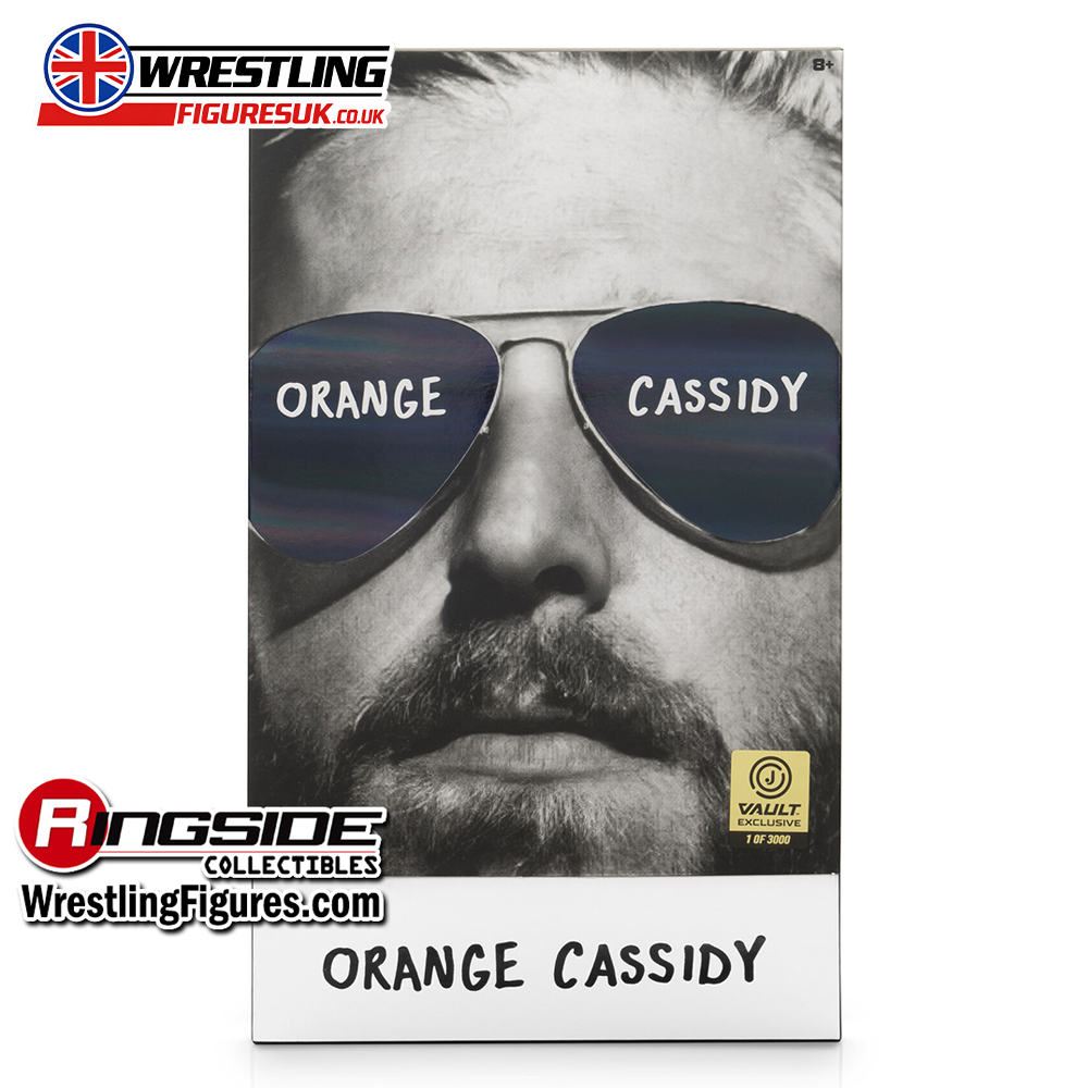 Orange Cassidy all white AEW Vault Exclusive 1 of 3000 wrestling action figure