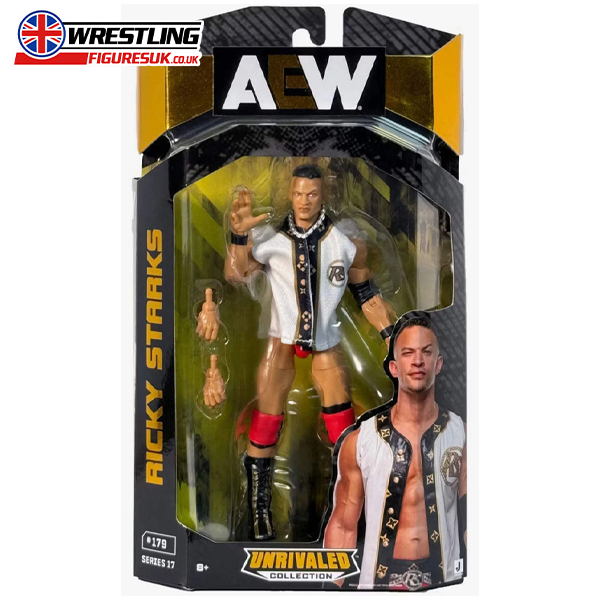 Ricky Starks AEW Unrivaled Series 17 wrestling action figure