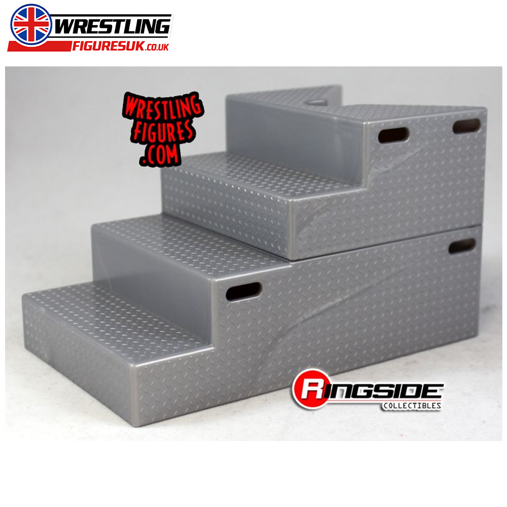 Silver ring steps Ringside Exclusive wrestling accessory for action figures 2