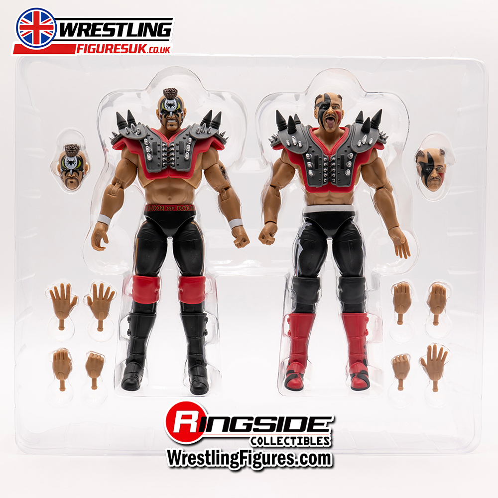 Road Warriors grey variant RSC Unsanctioned Classic Superstars exclusive 2-pack wrestling figures Hawk Animal 2