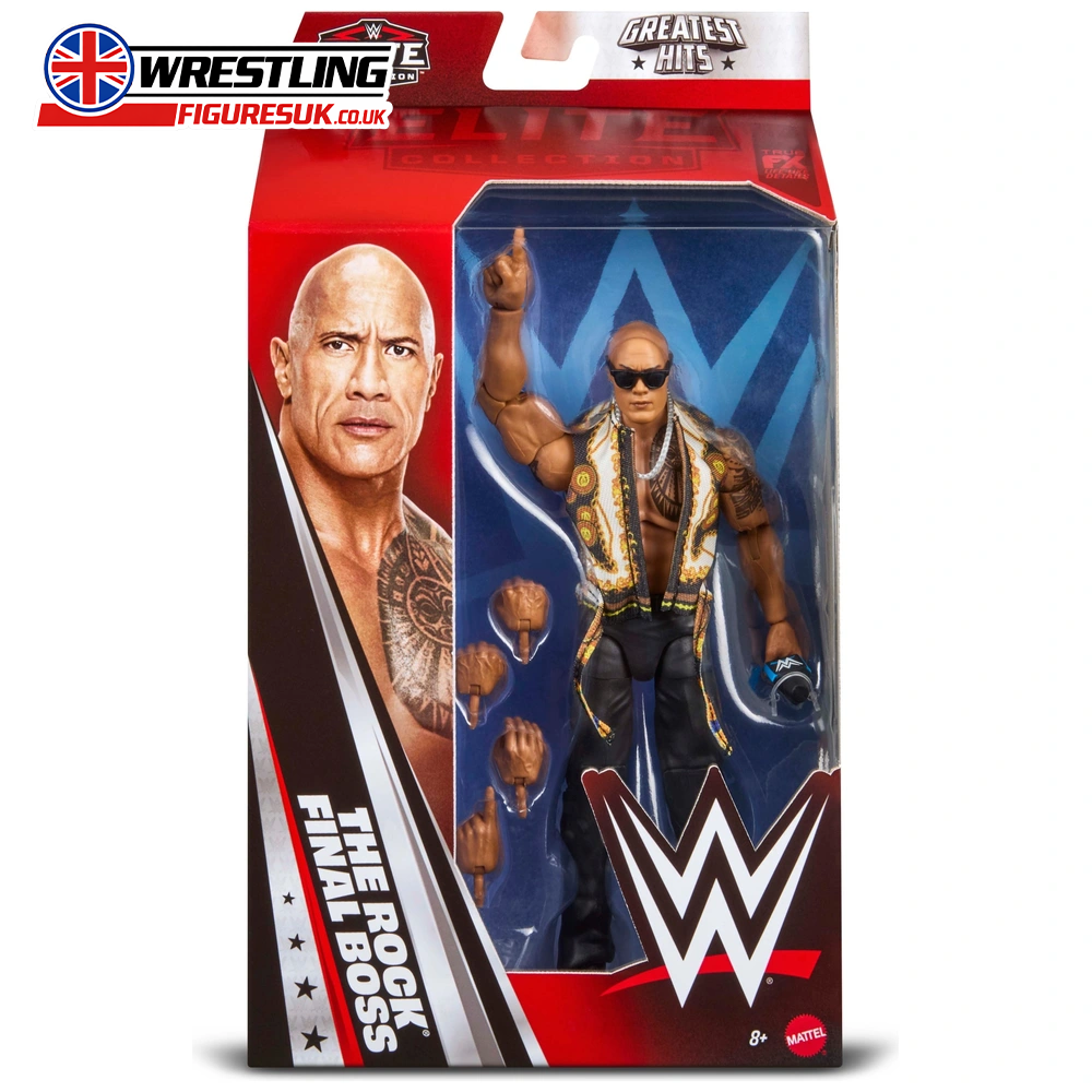 The Rock Final Boss WWE Elite Greatest Hits wrestling action figure