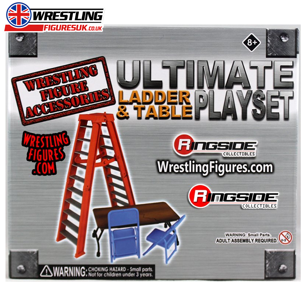 Ultimate ladder and table playset orange Ringside Exclusive wrestling accessories set