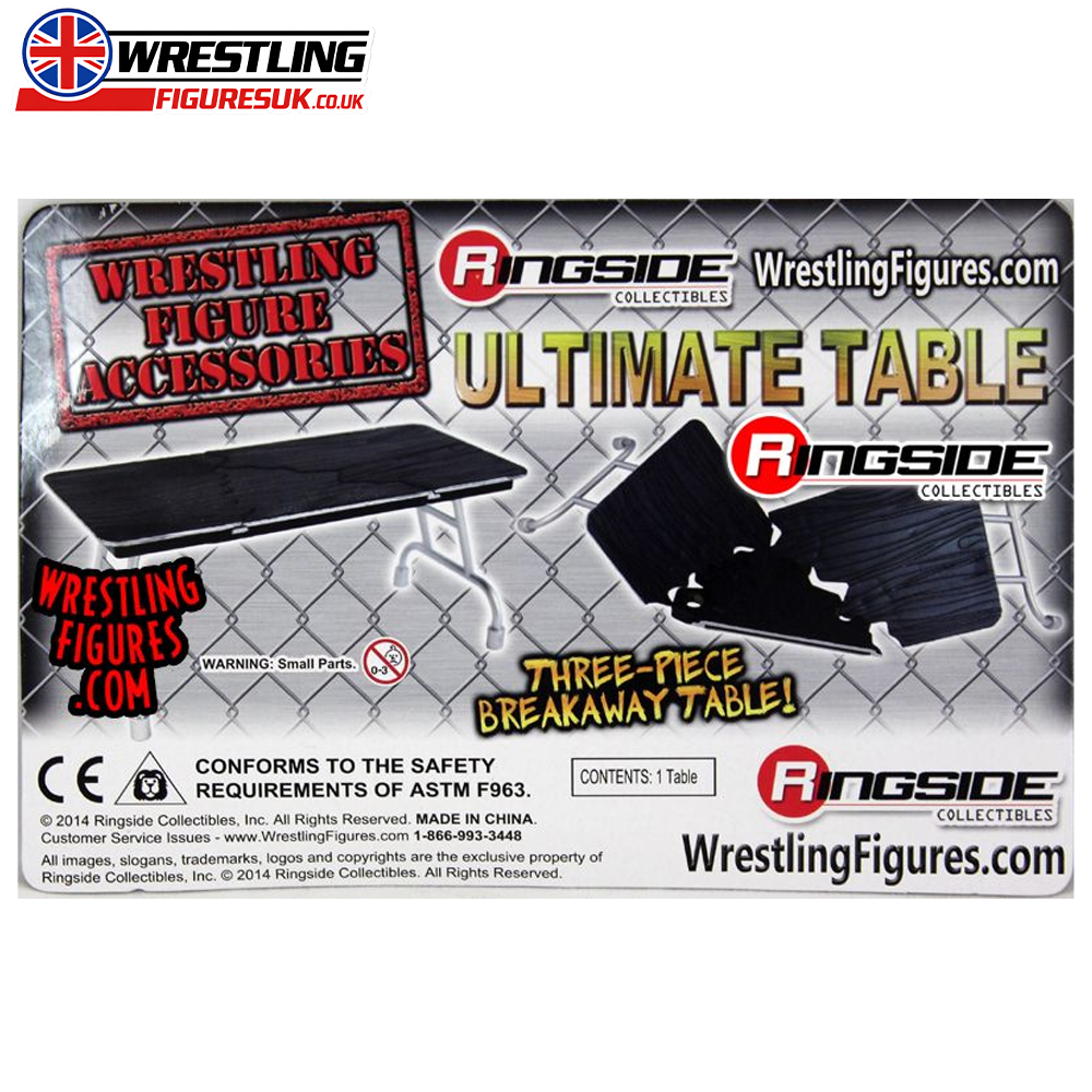 Ultimate black table Ringside Exclusive wrestling accessory for action figures 2