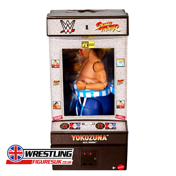 Yokozuna as E. Honda WWE Elite Collection x Street Fighter wrestling action figure